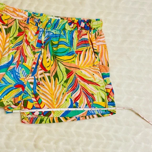 EUC- C&C California Colorful Linen Tank and Shorts Set- Medium - Picture 12 of 16